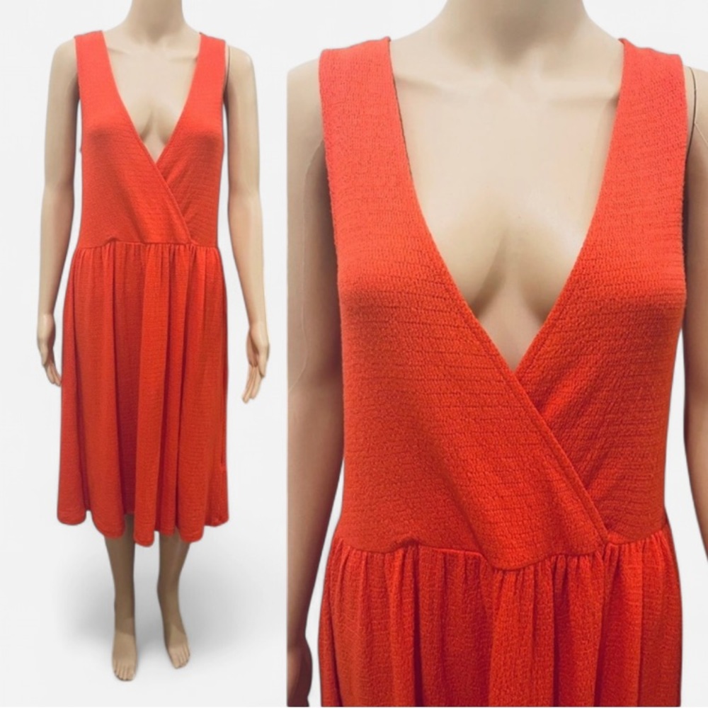 Zara knit midi dress S